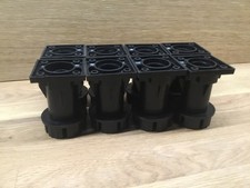 Set of 8 Adjustable Shower Tray Plinth Riser Legs Square Head Top Circular Base