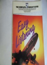 The Complete organ player: Easy listening,