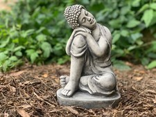 Zen garden buddha figurine