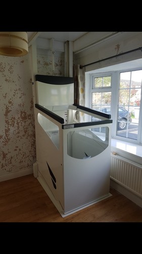 Through floor lift wheelchair - through,