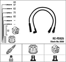 Black Ignition Cable Kit NGK