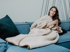 100% Wool Blanket with Zipper