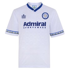 Leeds United 1993 Admiral Retro Football Shirt 100% POLYESTER Men's