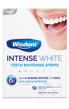 Wisdom Intense White - Teeth Whitening Strips - Bleaching Tooth Whitener 7 days 