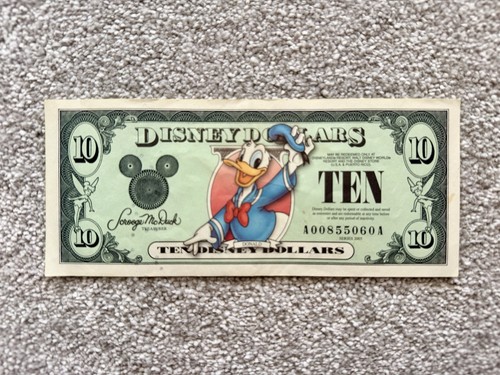 Donald duck ten - ten, dollars