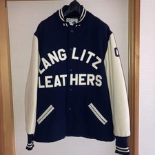 LANGLITZ LEATHERS Wool Stadium Jacket