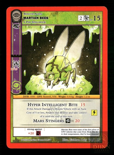 Martian bees 165 silver - bees, 74/165