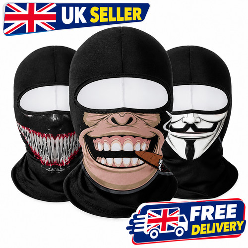 Motorcycle balaclava ghost - motorcycle,