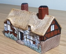 WH Goss Crested China Cottage