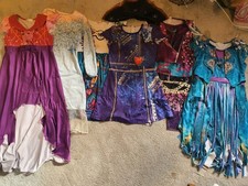 Disney Princess Girls' Fancy Dress Costume Bundle Age 7-8. 6 Dresses & Hat