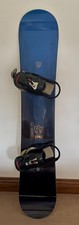 GNU 156 all-mountain snowboard  Burton Mission bindings boardbag included!
