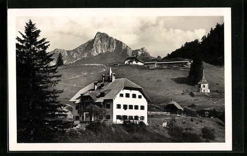 Postcard log house - ,, with