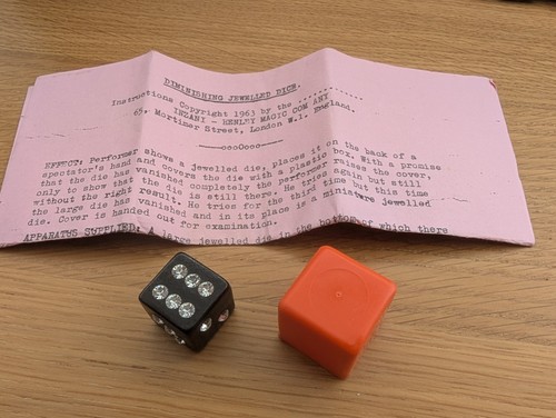 Diminishing jewelled dice - diminishing,