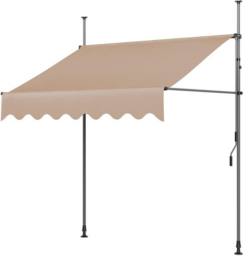 Clamp awning telescopic canopy - telescopic,