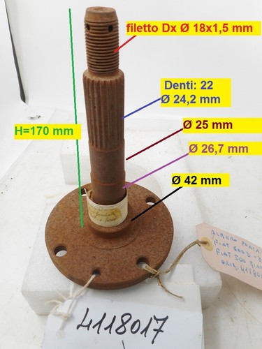 Rear wheel door shaft - or,
