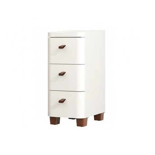 Slim bedside table with drawer - bedside,