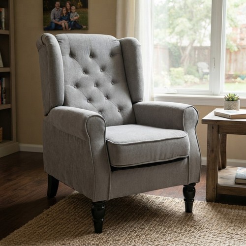 Retro wingback accent chair - retro,