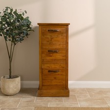 Reclaimed Teak Filing Cabinet - 2 Styles