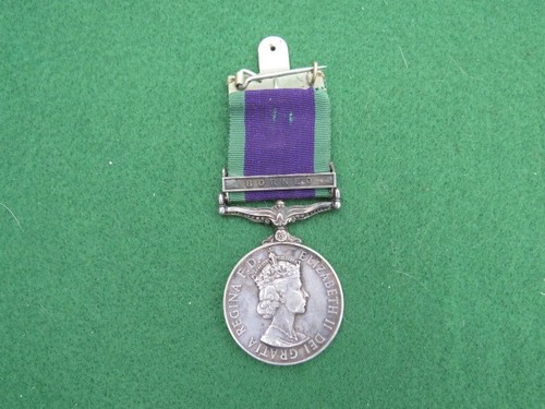 Campaign service medal - medal, qe