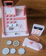 Aldi Little Town wooden cashiers till pretend play toddler toy playset