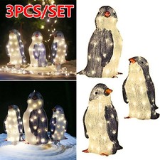 3pcs Christmas Acrylic Penguin