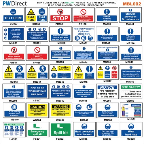 Sign ppe spill - spill, head