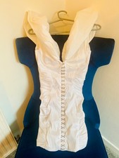 ‘Oh Polly’ white dress size 6 -new never worn