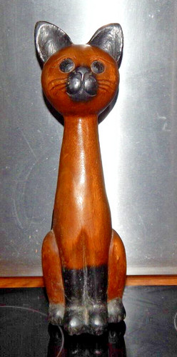 Wooden ornamental long necked - long,