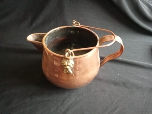 Antique copper pan - ,