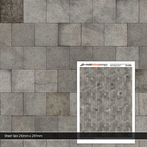 Sheets concrete paving - x,