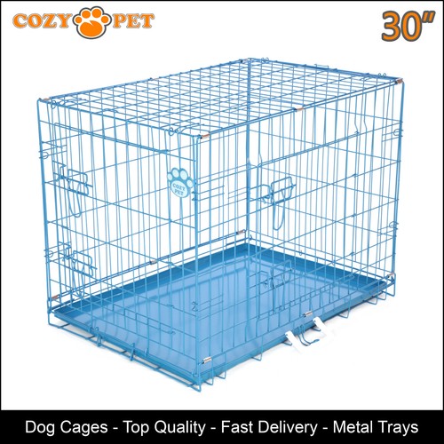 Dog cage inch - blue, puppy