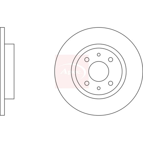 Brake discs solid - solid, for
