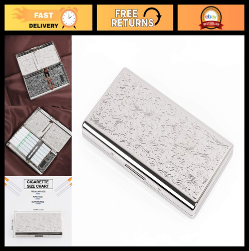 Retro metal cigarette case - retro,