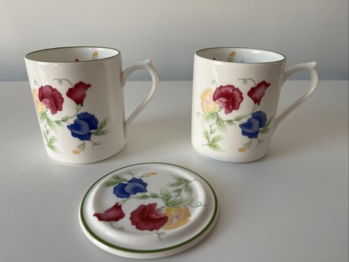 Sweet pea mugs coaster - 2,