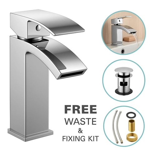 Square waterfall cloakroom - square,