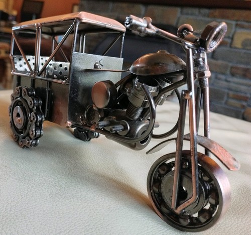 Scrap metal art nuts and - metal,