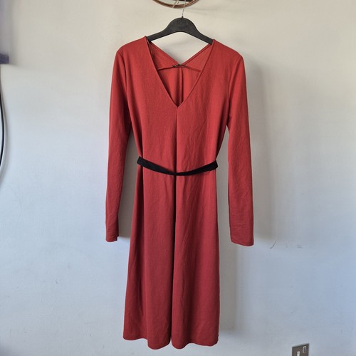 Zara rust red long - red,