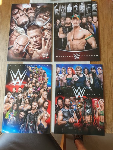 Wwe official programmes 4 - official, x
