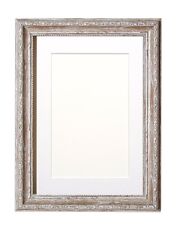 Ornate Swept Picture Frame Photo Frame Poster Frame with Bespoke Mount - Walnut