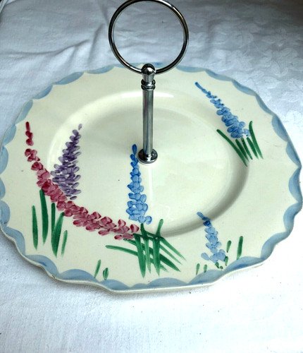Vintage 1930 cake plate - cake,