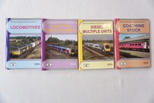 2005 Locomotives & Diesel Multiple Units Pocket Book x4 Platform 5 Unmarked VGC