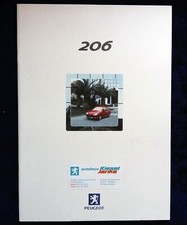 Peugeot 206 Brochure, 6.2000