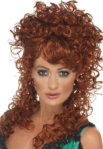 Saloon girl fancy dress wig - fancy,