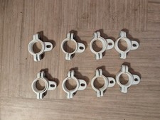 IKEA STOLMEN (off) White Brackets X 8