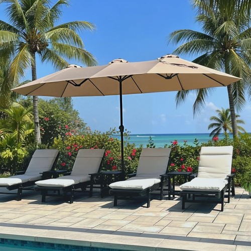 15ft large patio umbrellas - 15ft, w/