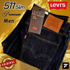 Levi's 511 Original Slim Fit Mens Jeans Black and Dark Blue