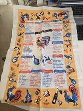 Vintage Tea Towel Circa 1980s