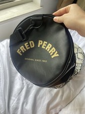  Fred Perry Rare snake skin Barrel Bag 