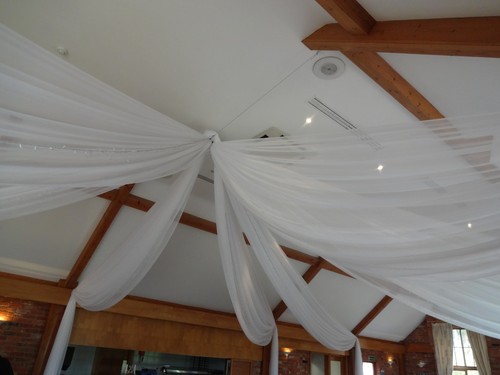 White polyester voile fabric - polyester,