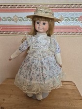 16" Vintage Porcelain Doll The